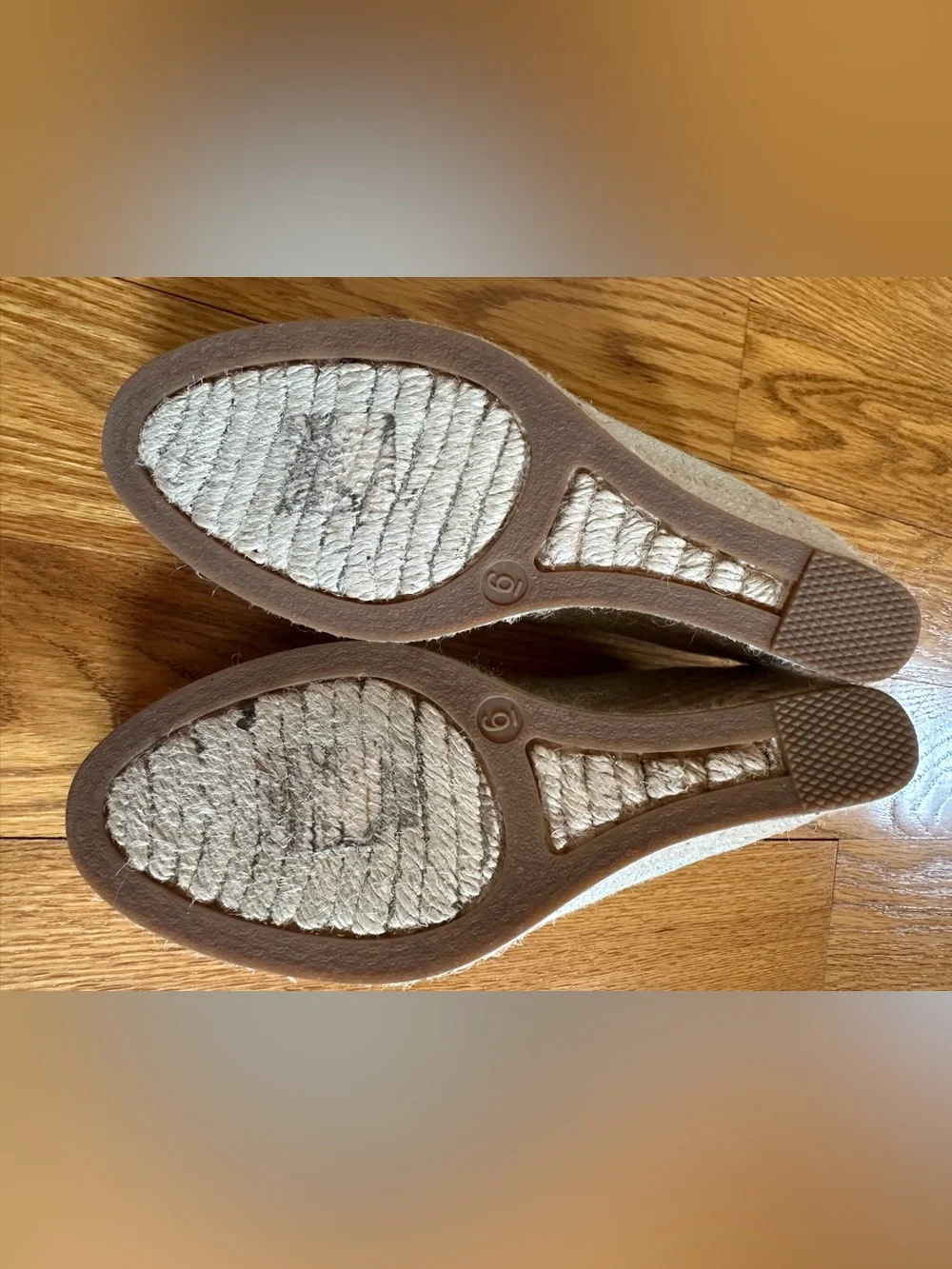 J. Crew Women's Natural Linen Wedges